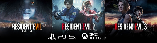 PS5 / Xbox Series X|S "Resident Evil 7 biohazard" "Resident Evil 2" "Resident Evil 3"